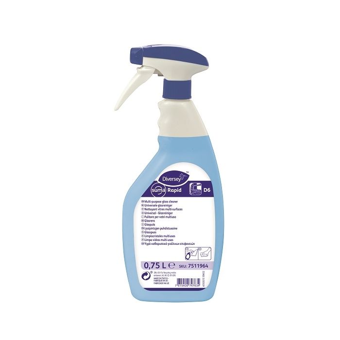 Suma Rapid D6 Lasinpesu 750Ml