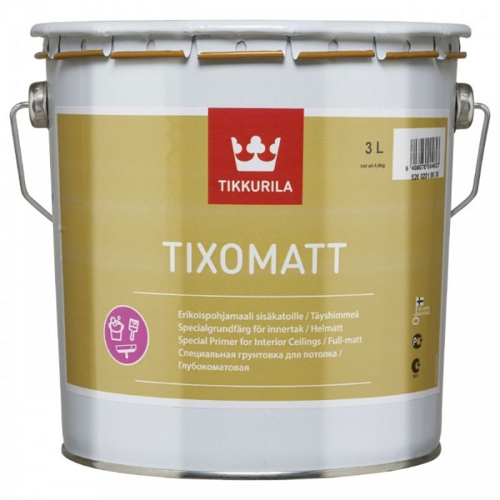Tixomatt sisäkattomaali valkoinen 3L