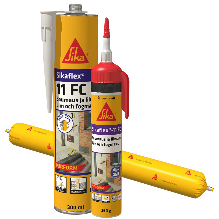 Sikaflex-11 FC Purform Light Grey / Vaaleanharmaa, 300 ml