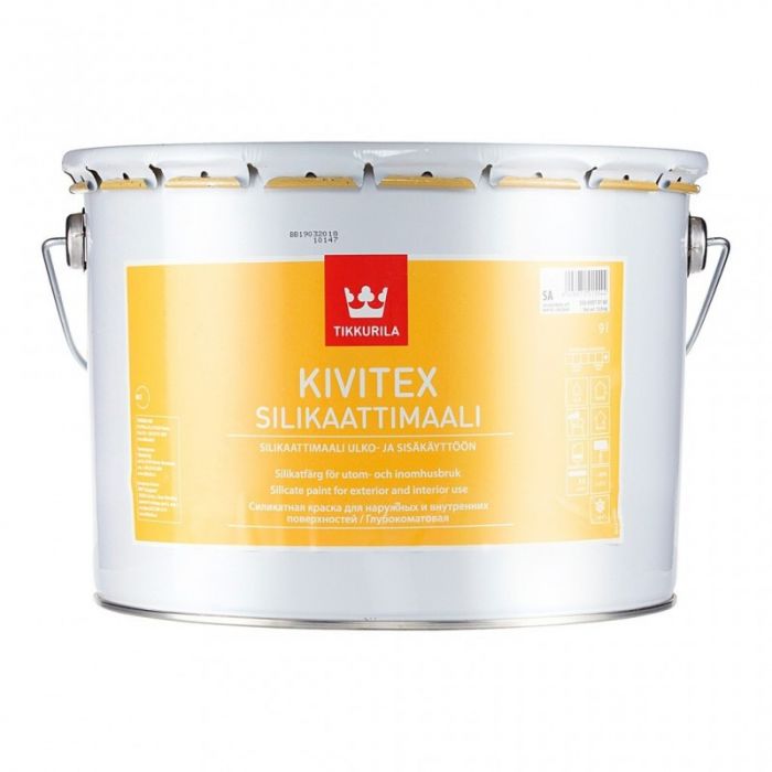 Kivitex Silikaattimaali kiviainespinnoille 9L