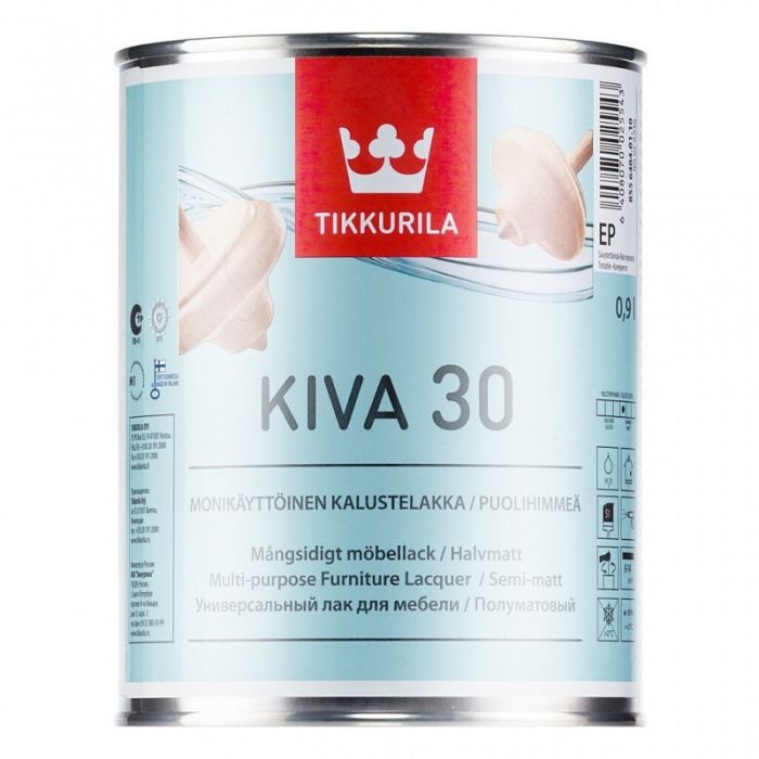Kiva 30 Puolihimmeä kalustelakka 0,9L