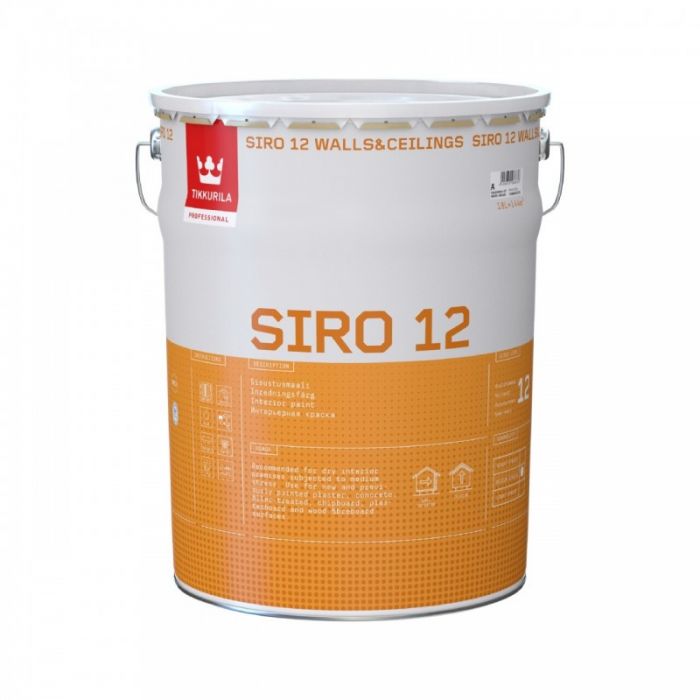 Siro 12 himmeä sisäseinämaali 18L