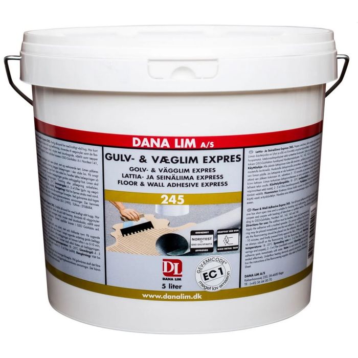 Danalim Lattia- Ja Seinäliima 245 5L Express