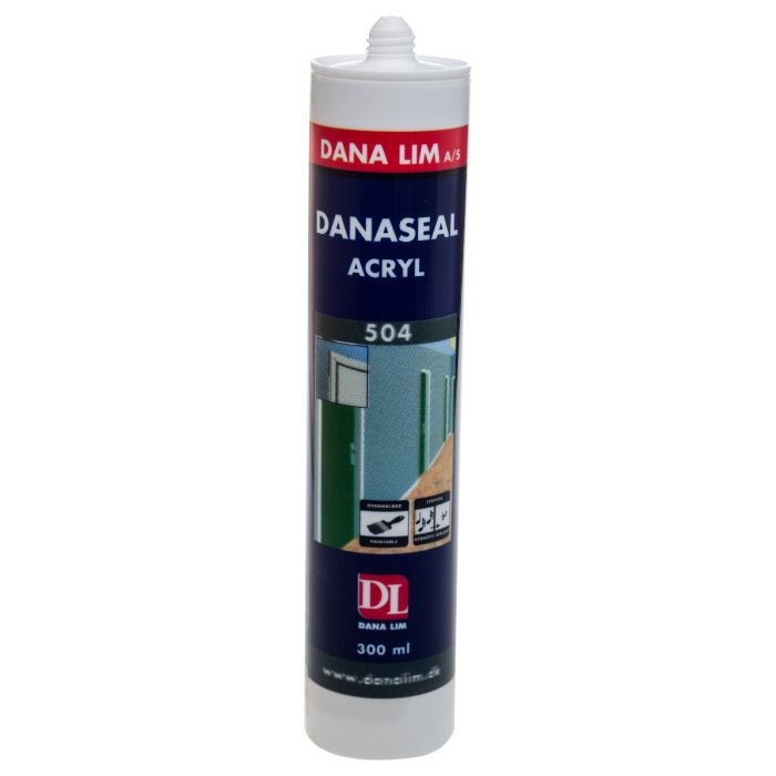 Danalim Akryylimassa 504 Valkoinen 300 ml