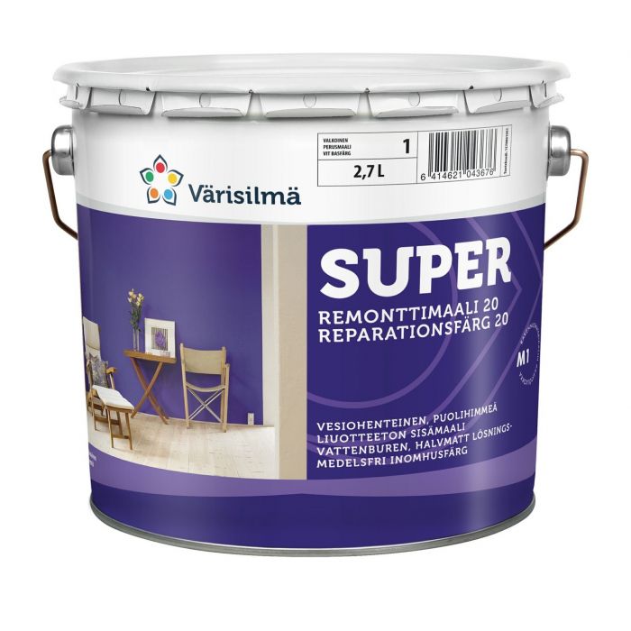 Värisilmä Super Remonttimaali puolihimmeä2,7L