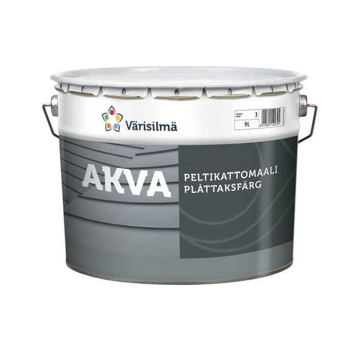 Värisilmä Akva himmeä peltikattomaali 9L