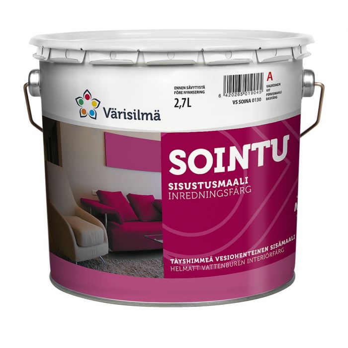 Värisilmä Sointu täyshimmeä sisämaali 2,7L