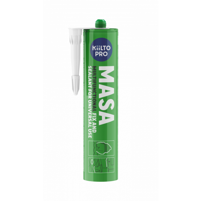 Kiilto Masa Liima&Tiivistysmassa Valkoinen  290Ml