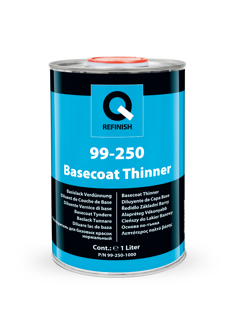 Q-Ref massaohenne (basecoat), metallihohtomaaleille 1L