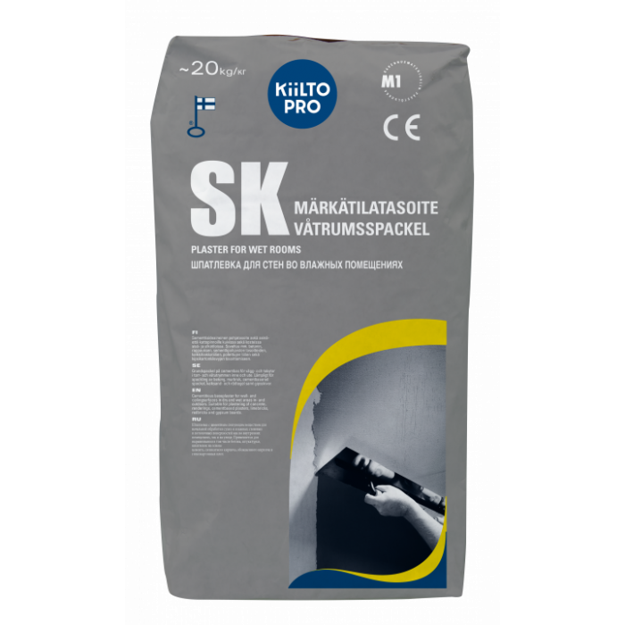 Kiilto SK Märkätilatasoite 20Kg