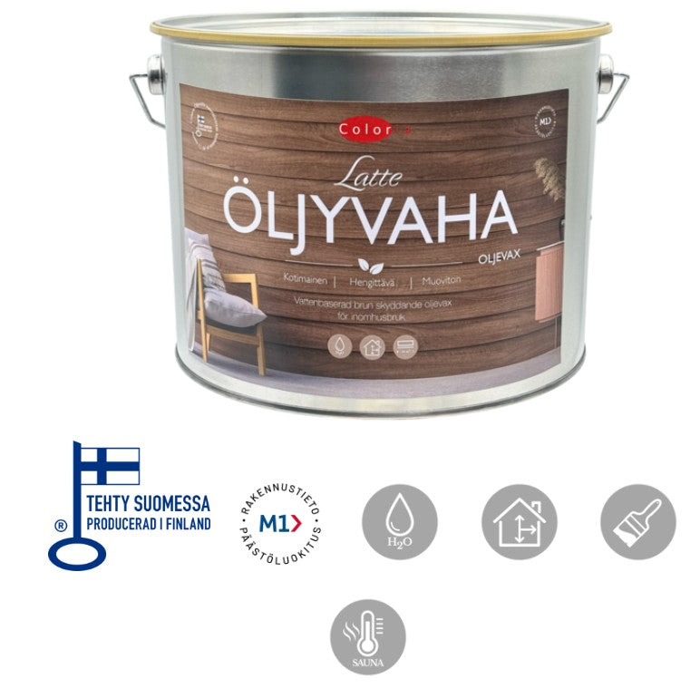Coloria Öljyvaha Latte 0,9L