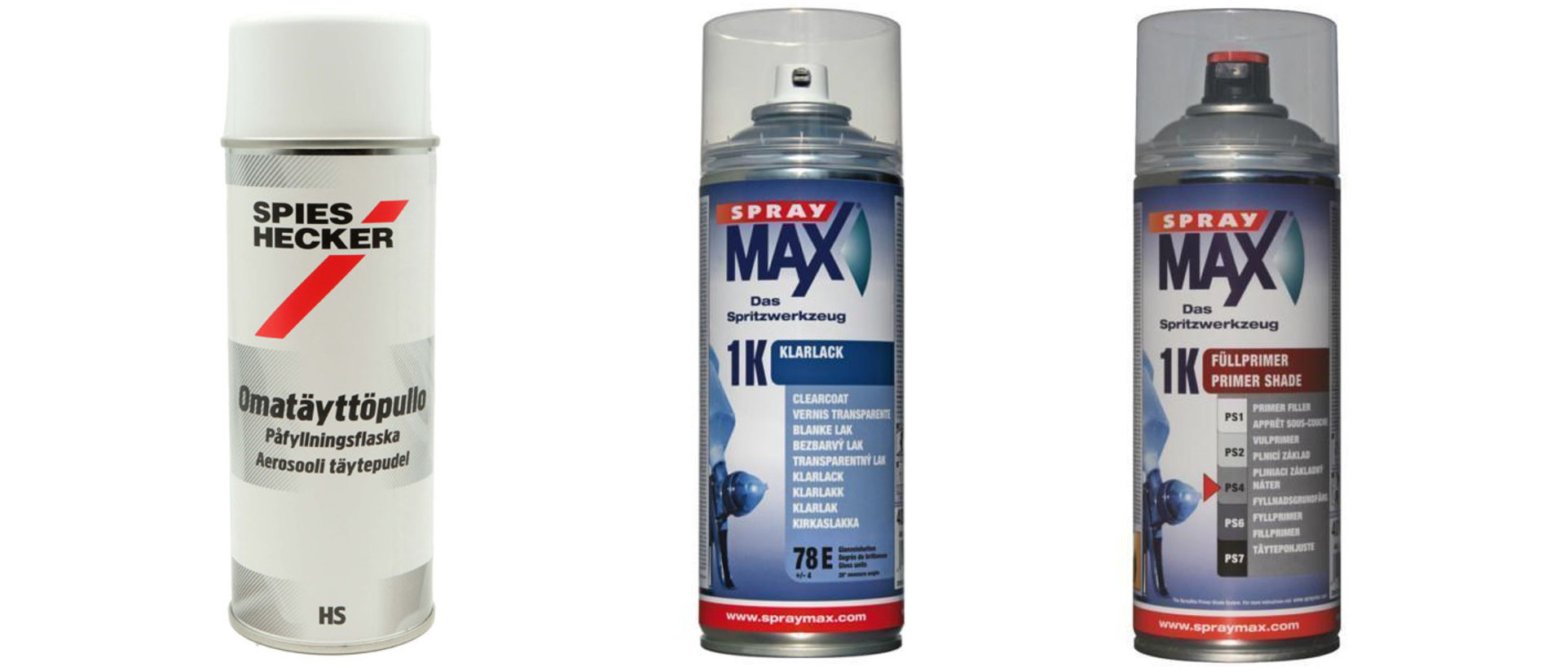 Premium Spraymaalauspaketti metallihohtoautomaaleille