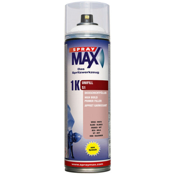 SprayMax 1K Unifill täyttävä pohjamaalispray S1 valkoinen 500ml