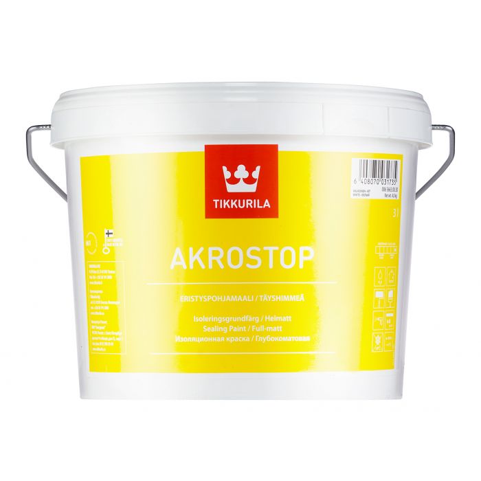 Akrostop Eristyspohjamaali 3L