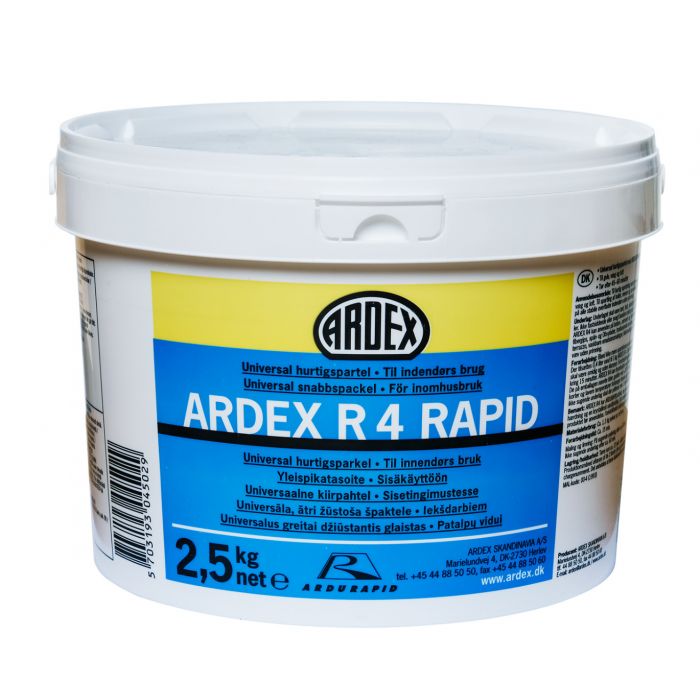 Ardex R4 Rapid Valkoinen 2,5Kg Pikatasoite