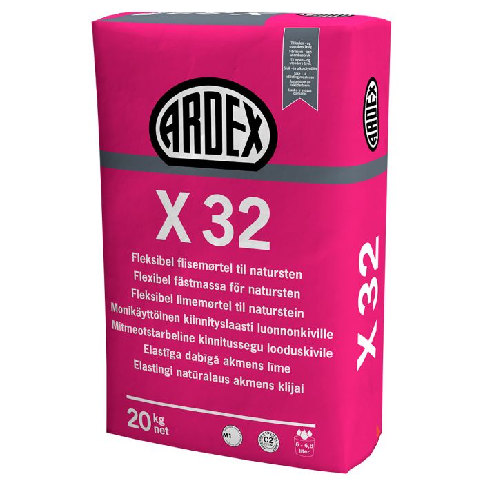 Ardex X32 Harmaa 20Kg Laatan kiinnityslaasti