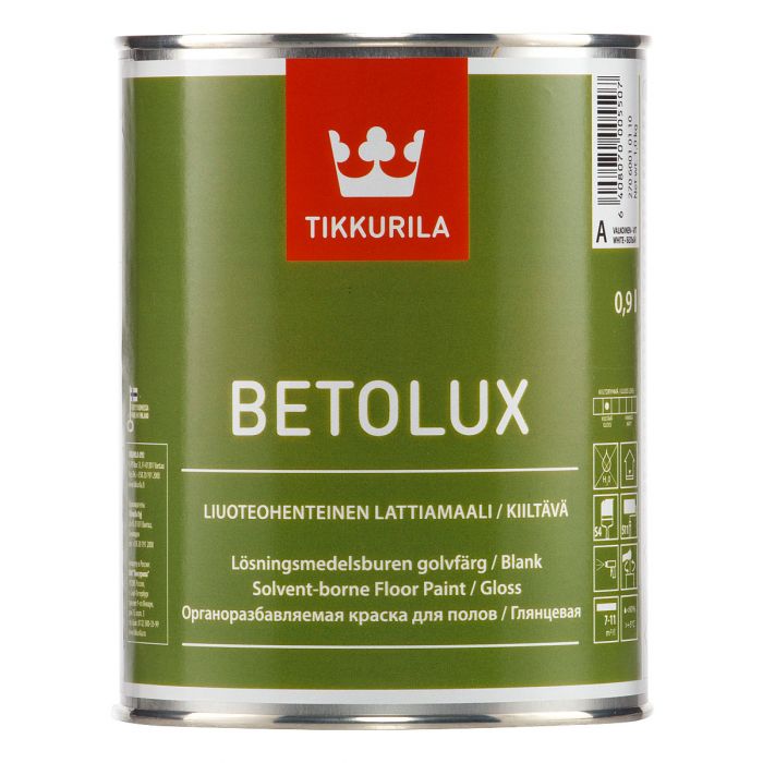Betolux kiiltävä lattiamaali 0,9L