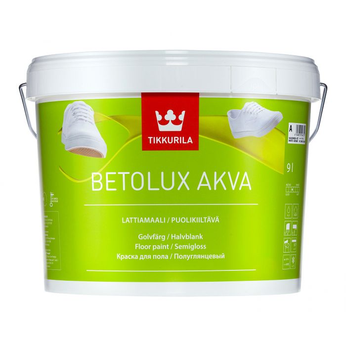 Betolux Akva puolikiiltävä lattiamaali 9L