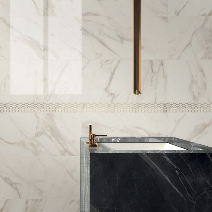 CALACATTA ORO SEINÄKAAKELI 30X60R - myyntierä 1,8m2