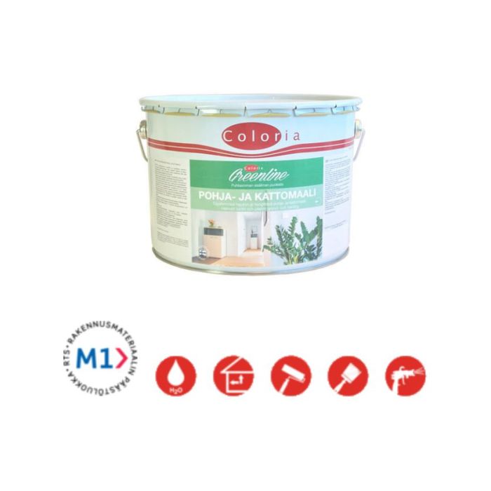 Coloria Greenline Pohja- ja kattomaali 2,7L