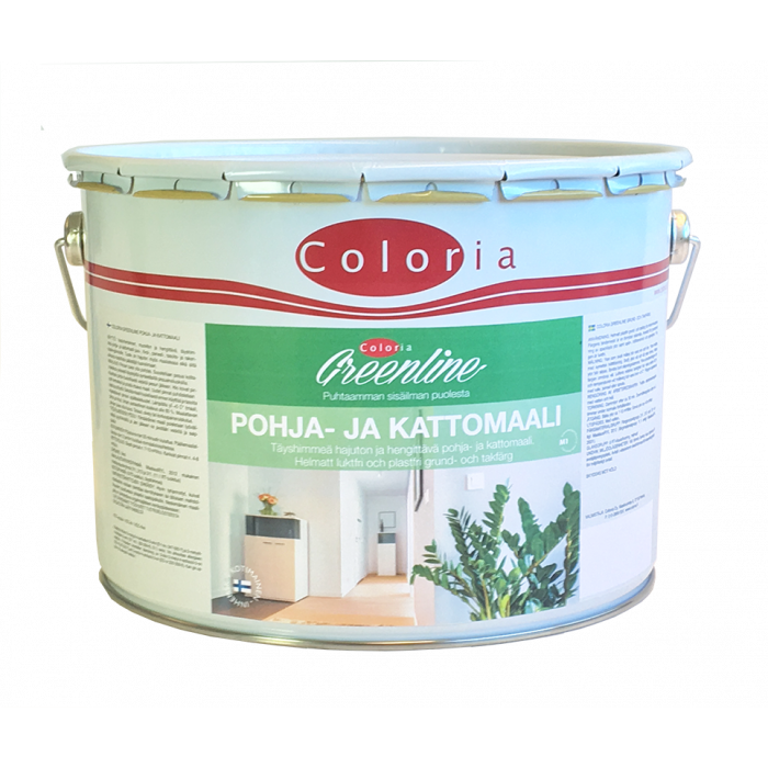 Coloria Greenline Pohja- ja kattomaali 9L