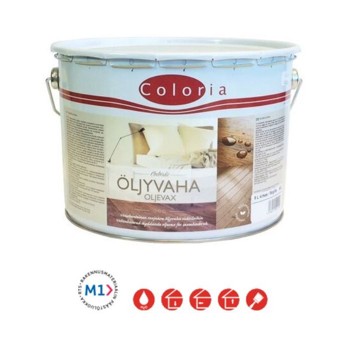 Coloria Öljyvaha Väritön 9L