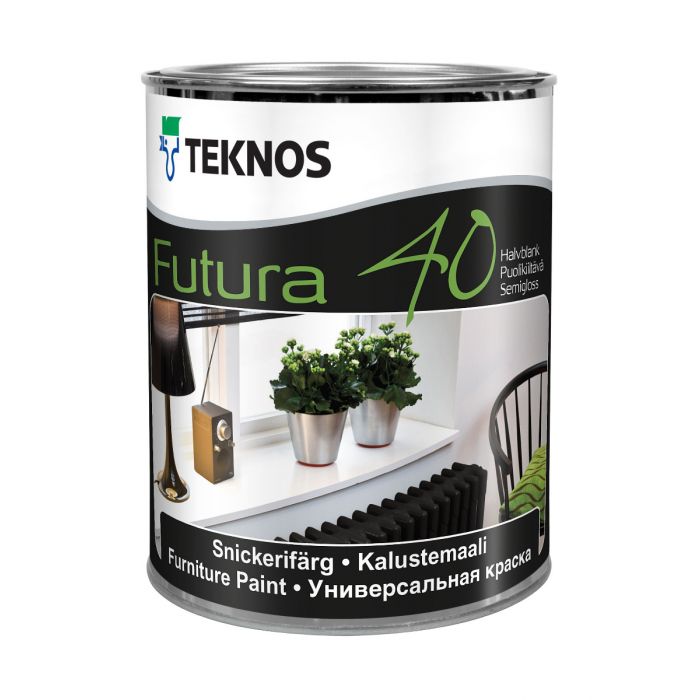 Futura 40 Puolikiiltävä kalustemaali 0,9L