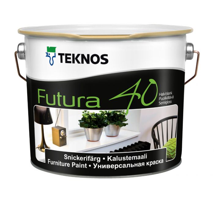 Futura 40 Puolikiiltävä kalustemaali  2,7L