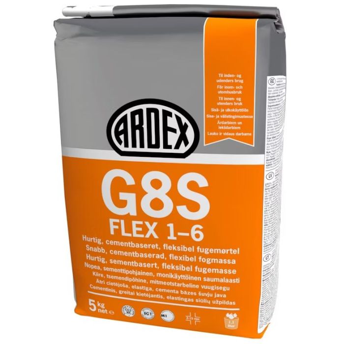 Ardex G8S Flex Harmaanruskea saumalaasti 5Kg