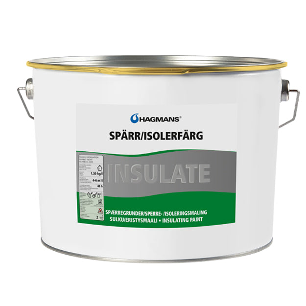 Hagmans Insulate valkoinen sulku- ja eristemaali 3L