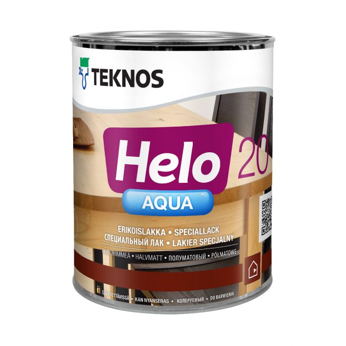 Helo Aqua 20 Puolihimmeä vesiohenteinen erikoislakka 0,9L