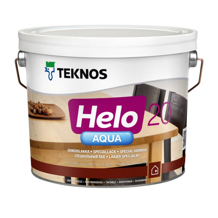 Helo Aqua 20 Puolihimmeä vesiohenteinen erikoislakka 2,7L