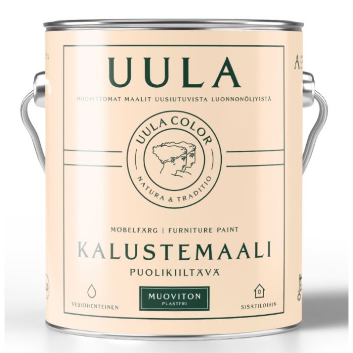 Uula Kalustemaali puolikiiltävä 0,9L