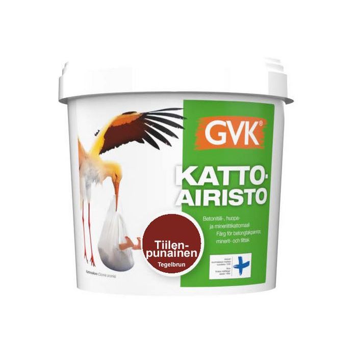 Katto Airisto tiilikattomaali punainen 18L