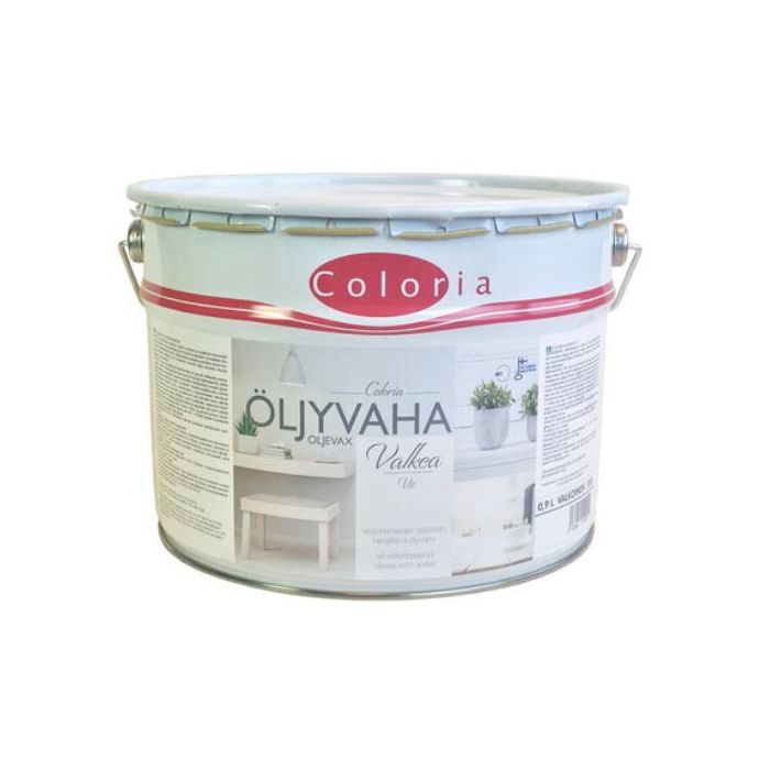 Coloria Öljyvaha valkea 9L
