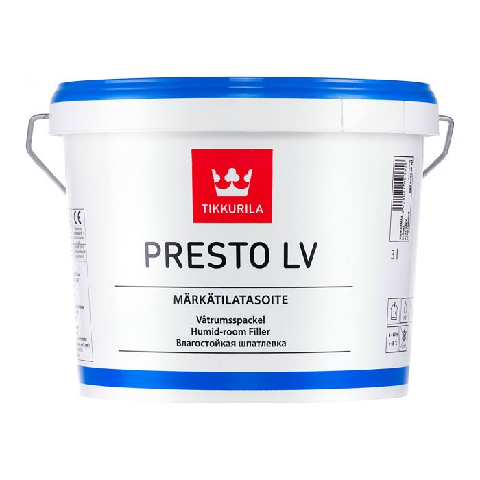 Presto LV Märkätilatasoite 3L