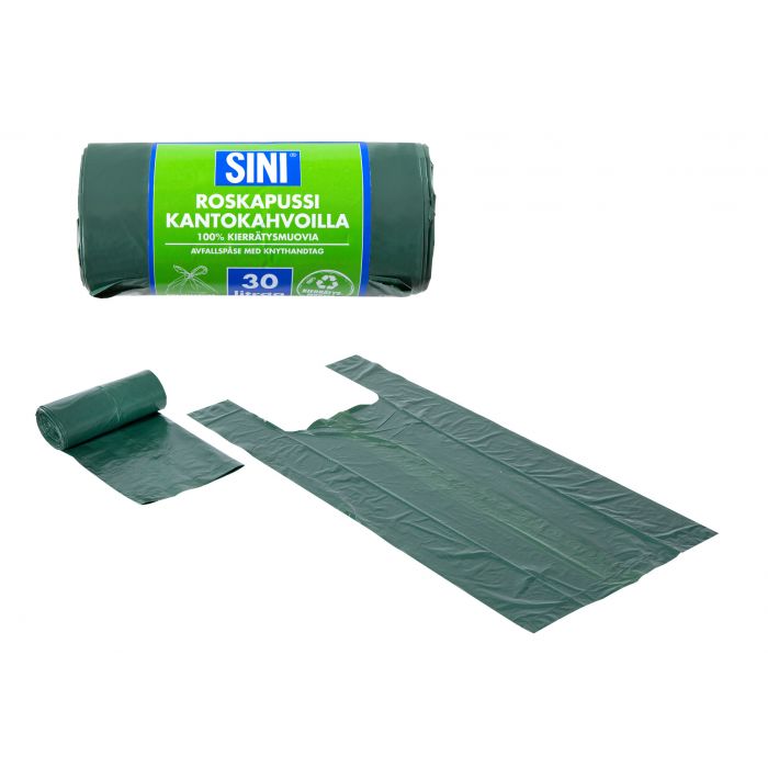 Sini Roskapussi Kantokahvalla 30L 14551