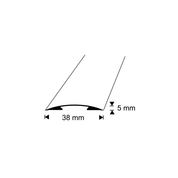Saumalista Pähkinä 38Mm 1M     530310
