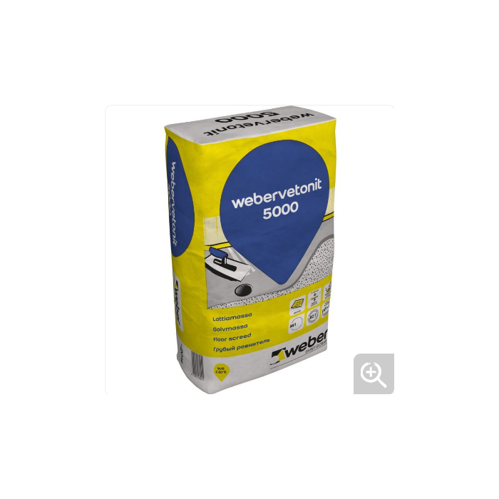 Webervetonit 5000 Oikaisumassa 20kg 5-50 mm
