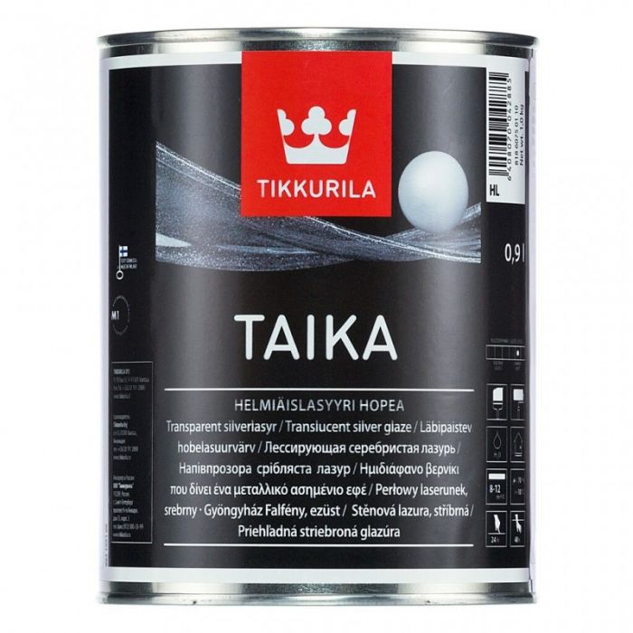 Taika Glaze Helmiäislasyyri Hopea 0,9L