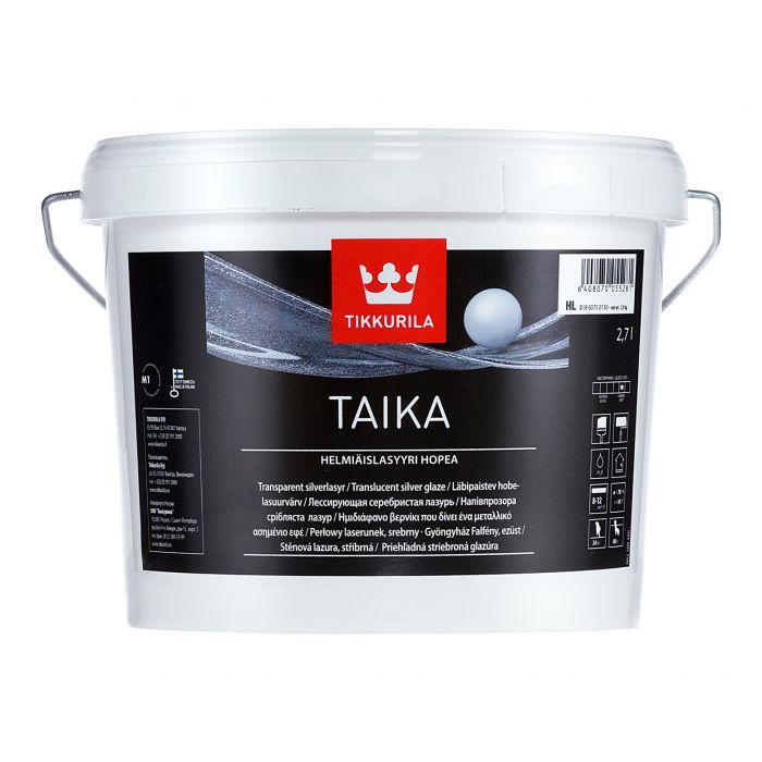 Taika Glaze Helmiäislasyyri Hopea 2,7L
