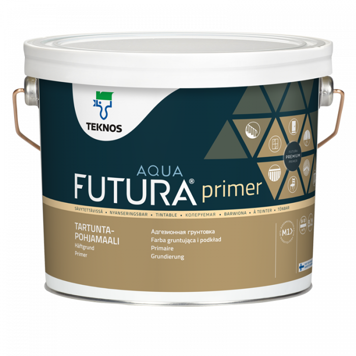 Futura  Aqua 3 pohjamali puulle ja metallille 0,9L