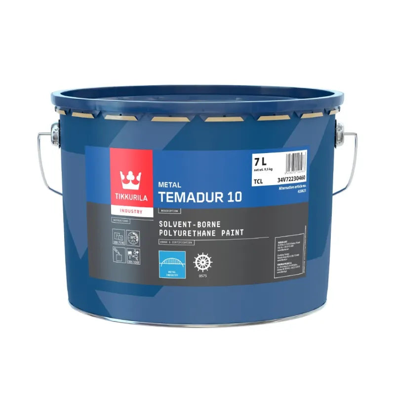 Temadur 10, 2-K Polyuretaanimaali 7L