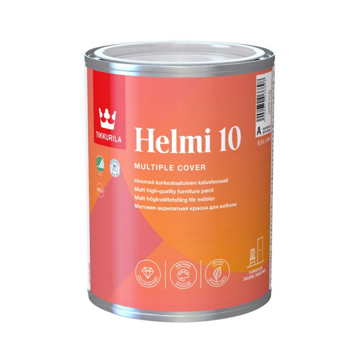Helmi 10 himmeä kalustemaali 0,9L