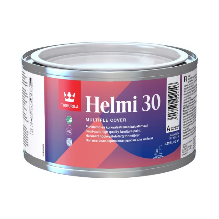 Helmi 30 Puolihimmeä kalustemaali  0,225L