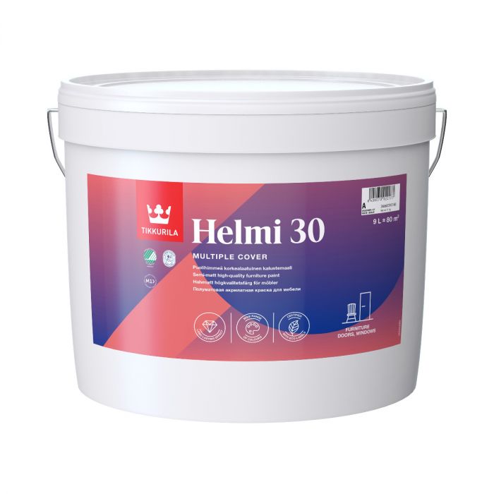 Helmi 30 Puolihimmeä kalustemaali  9L