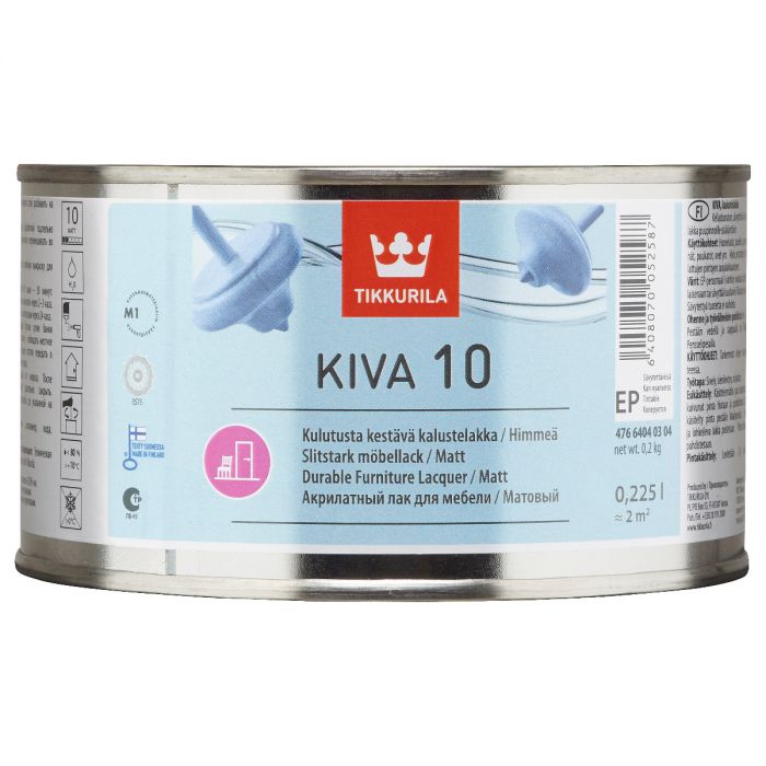 Kiva 10 Himmeä kalustelakka 0,225L
