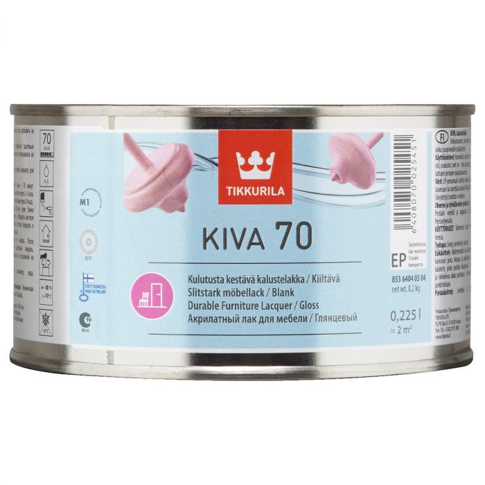 Kiva 70 Kiiltävä kalustelakka 0,225L