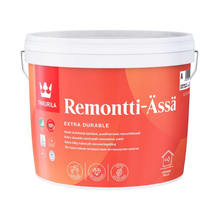 Remontti-Ässä Puolihimmeä sisämaali 0,9L