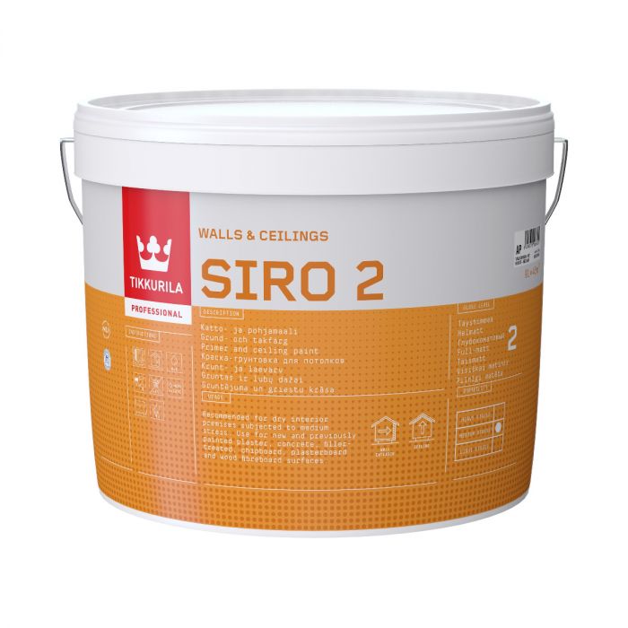 Siro 2 himmeä pohja- ja kattomaali  9 L